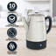Percolateur pour cafetière en acier inoxydable 10 tasses HomeCraft