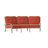 Fremont 108'' Wide Aluminum Patio Sofa with Cushions-87144793-26118053