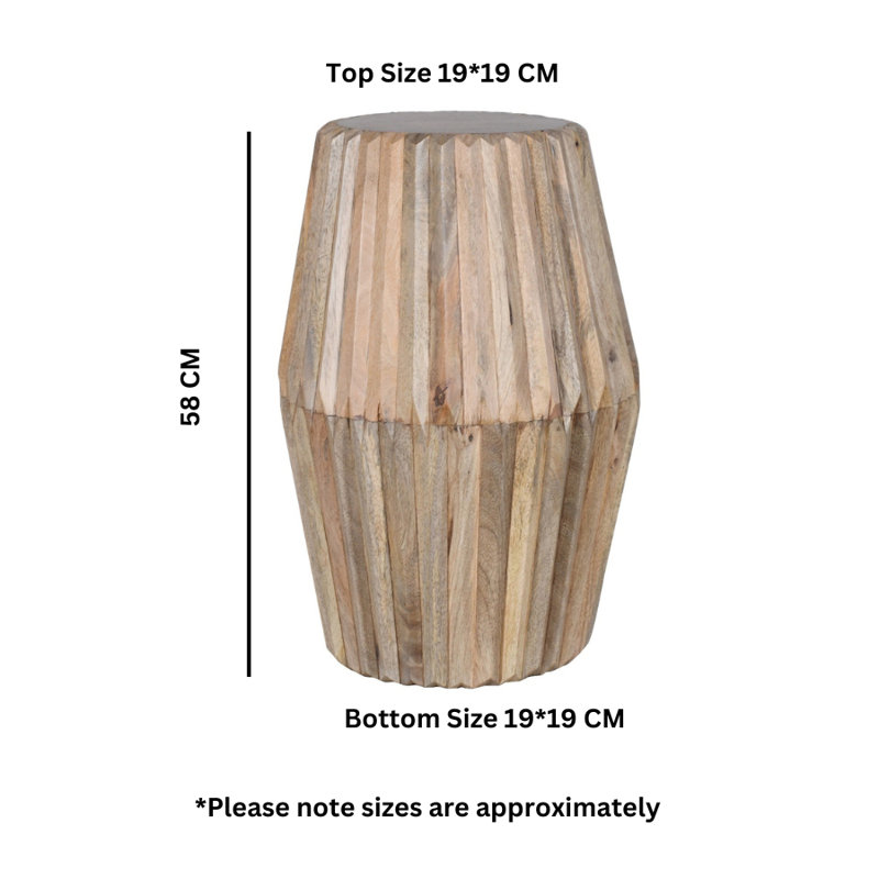 Brianna Solid Wood End Table