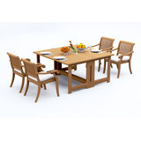 Arbor Outdoor 5 - Piece Teak Dining Set