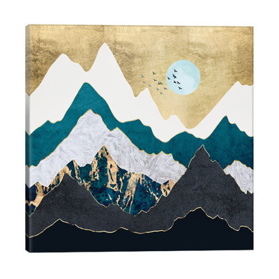 Golden Flight - Wrapped Canvas Print