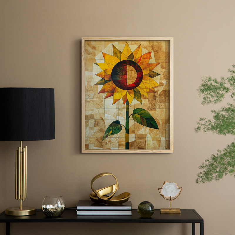 Reproduction encadrée FLORAL Series CDLxx III - bois massif, H 21 po x l 17 po