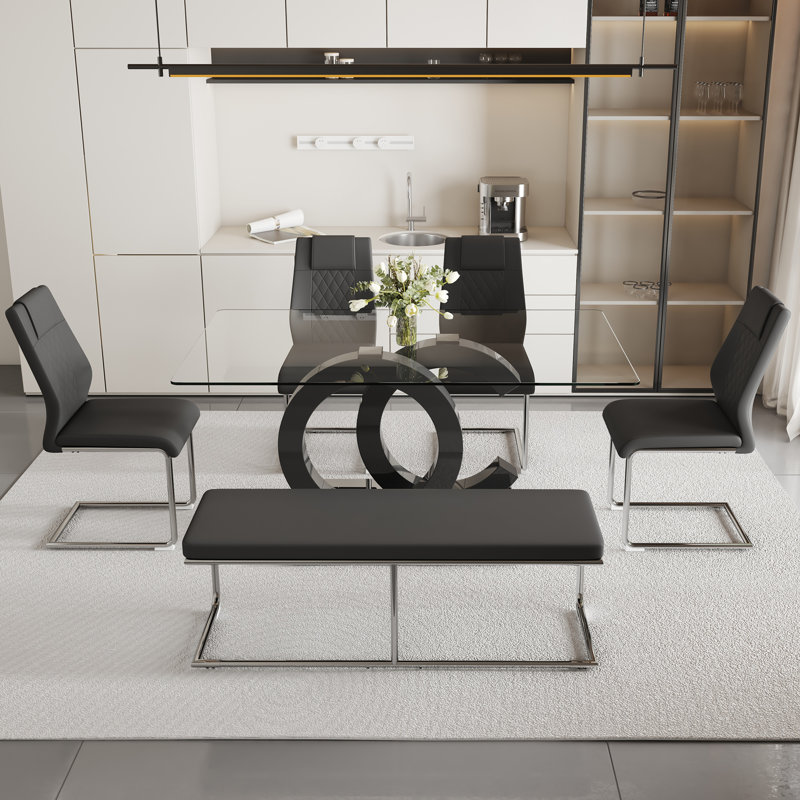Ensemble de table de salle à manger Modern Luxury Luxury