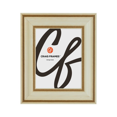 Cadre photo Craig Frames 11x12 pouces, naturel, style Potomac, moulure en bois de 2,5 pouces, finition teintée, vitre et système d'accrochage inclus.