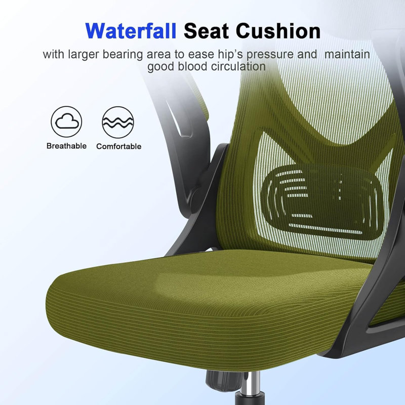 Ergonomic Office Chair, Computer Chair, Mesh Chair, Teal