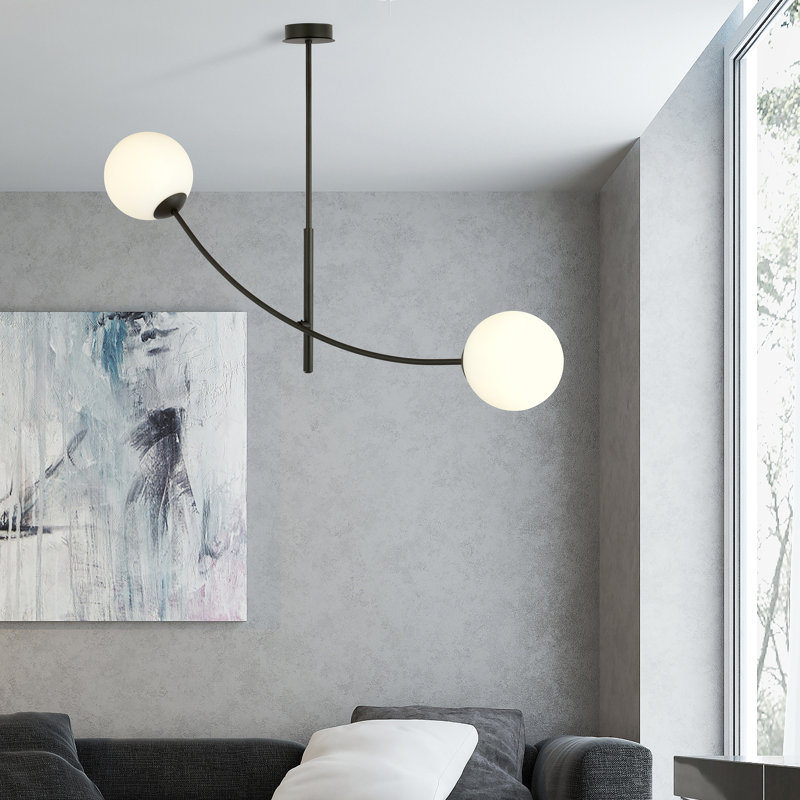Rockmart 2 - Light Sputnik Chandelier, White