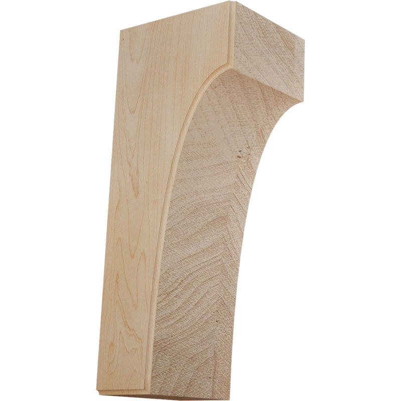 Clarksville Bracket, Maple, 5.25" W x 4" D x 10" H
