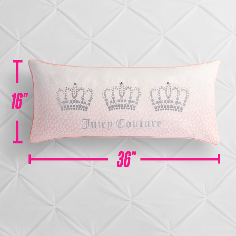 Juicy Couture Royal Crowns Decorative Pillow