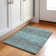 Machine Washable Indoor/Outdoor Xhevrie Teal Rug