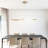 Catharinus 1-Light Modern Linear Geometric Integrated LED Chandelier Unique/Statement Chandelier