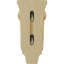 Petit corbeau en bois de pilastre traditionnel l 4 3/4 po x P 1 3/4 po x H 10 po (paquet de 6)-91124743