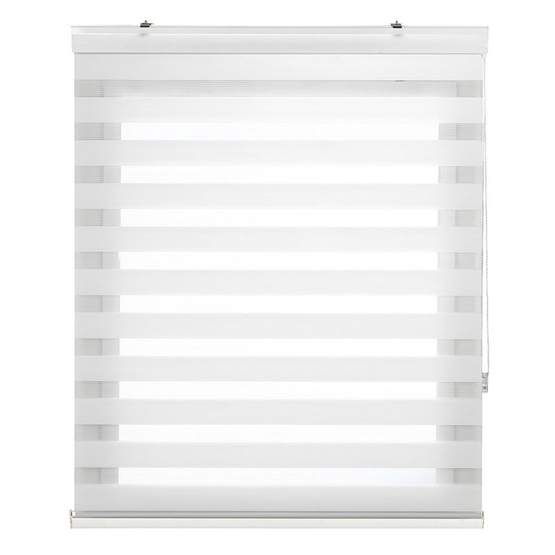 Semi Sheer Zebra Shades, Cream, 175 cm L x 145 cm W