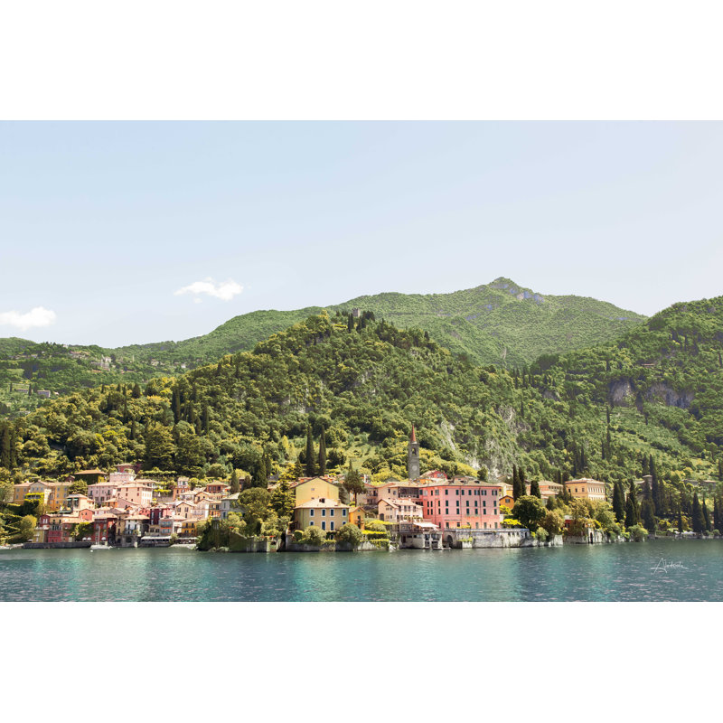Lac de Côme Village III, H 8 po x l 12 po