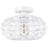 Rattan Semi Flush Mount