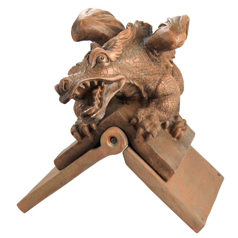 Apex the Winged Dragon Sculptural Roof Cresting