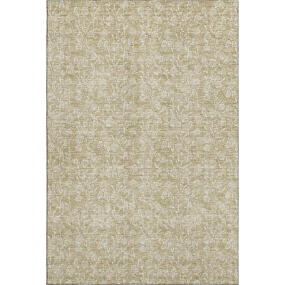 Premium Machine Washable Prisco Beige Rug