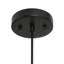 Luminaire suspendu doré / noir à 1 lumière Jacinta