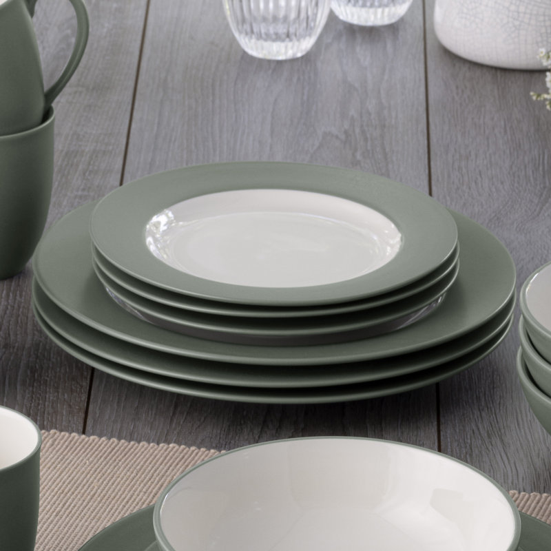 Noritake Colorwave Rim Dinner Plates, 11", Green