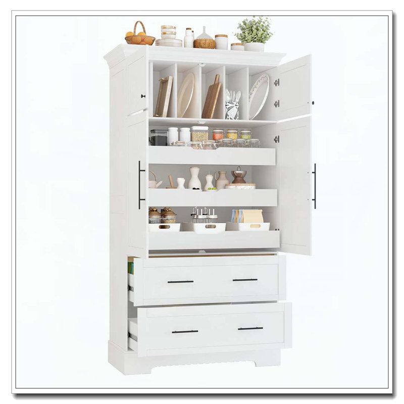 Armoire de rangement Farmry, Blanc