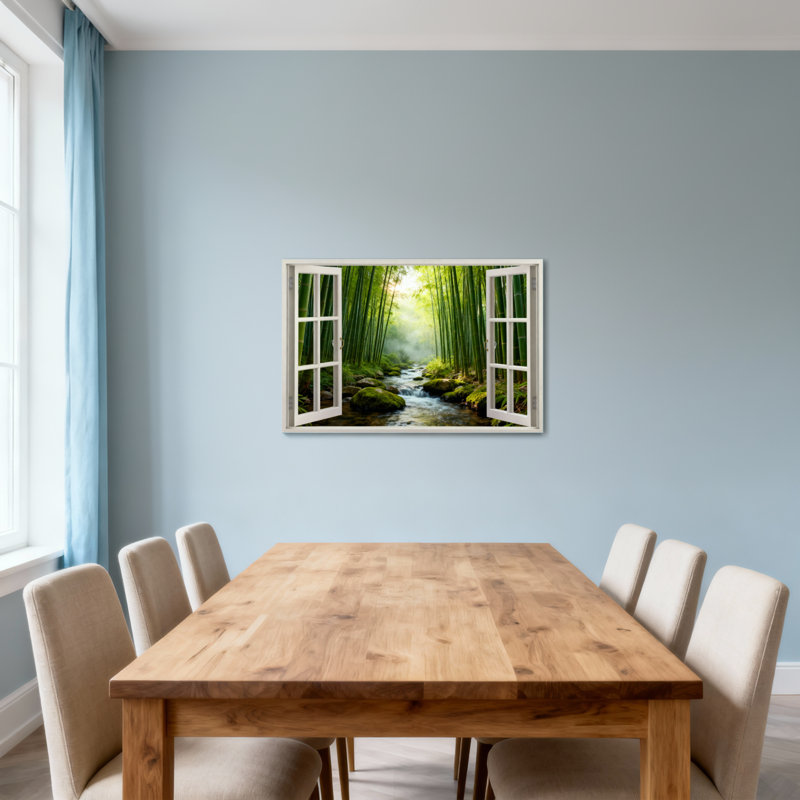Paysage et nature Forêt de bambou, H 16 po x l 24 po