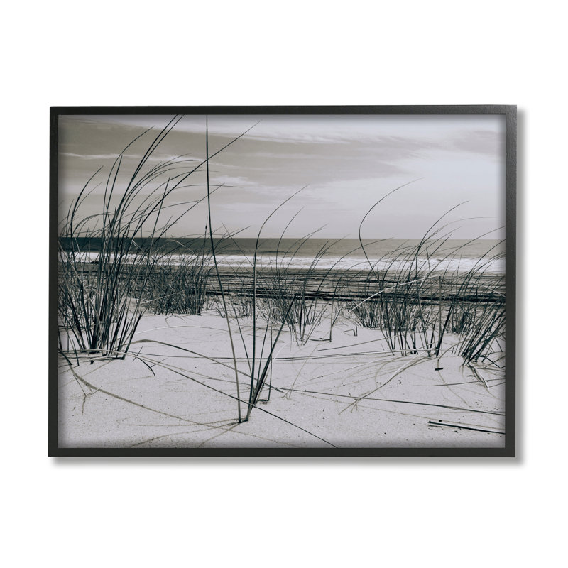 Photographie des dunes de l'océan par Graffi * Tee Studios, Giclée encadrée noir minuit, 16" H x 20" W