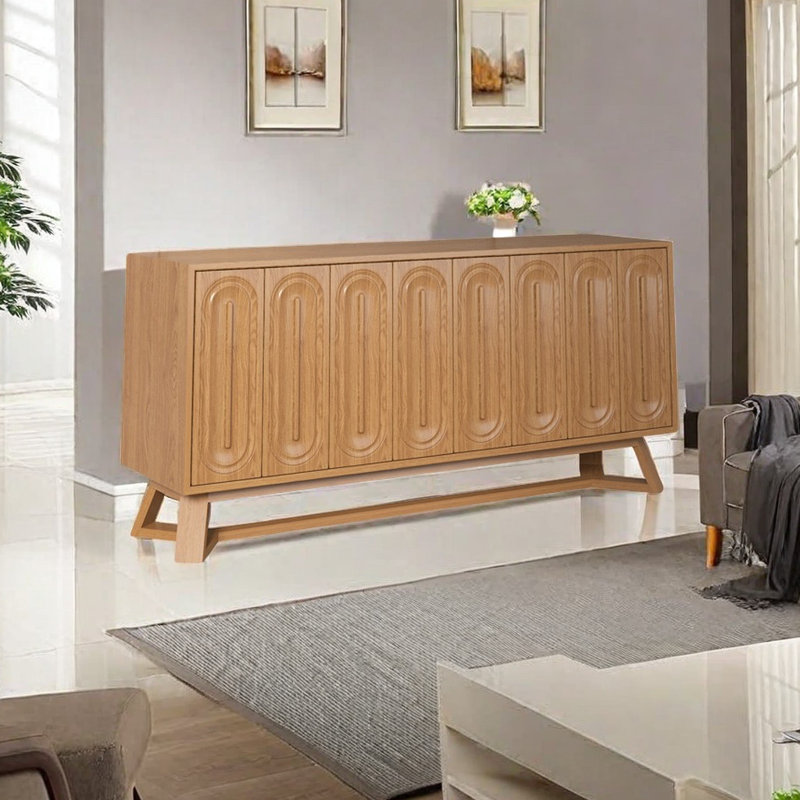 Buffet décoratif en bois massif Jossalyn