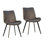 Banon PU Leather Upholstered Dining Chair (Set of 2)