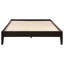 Grand lit plateforme Cappuccino - spacieux et relaxant, option de couchage en bois de pin et mélange de bois franc