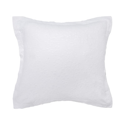 Jardin White Matelasse Cotton Sham