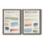 Watercolor Swatches I, toile encadrée de qualité supérieure - prête à être accrochée-813250606-813250613