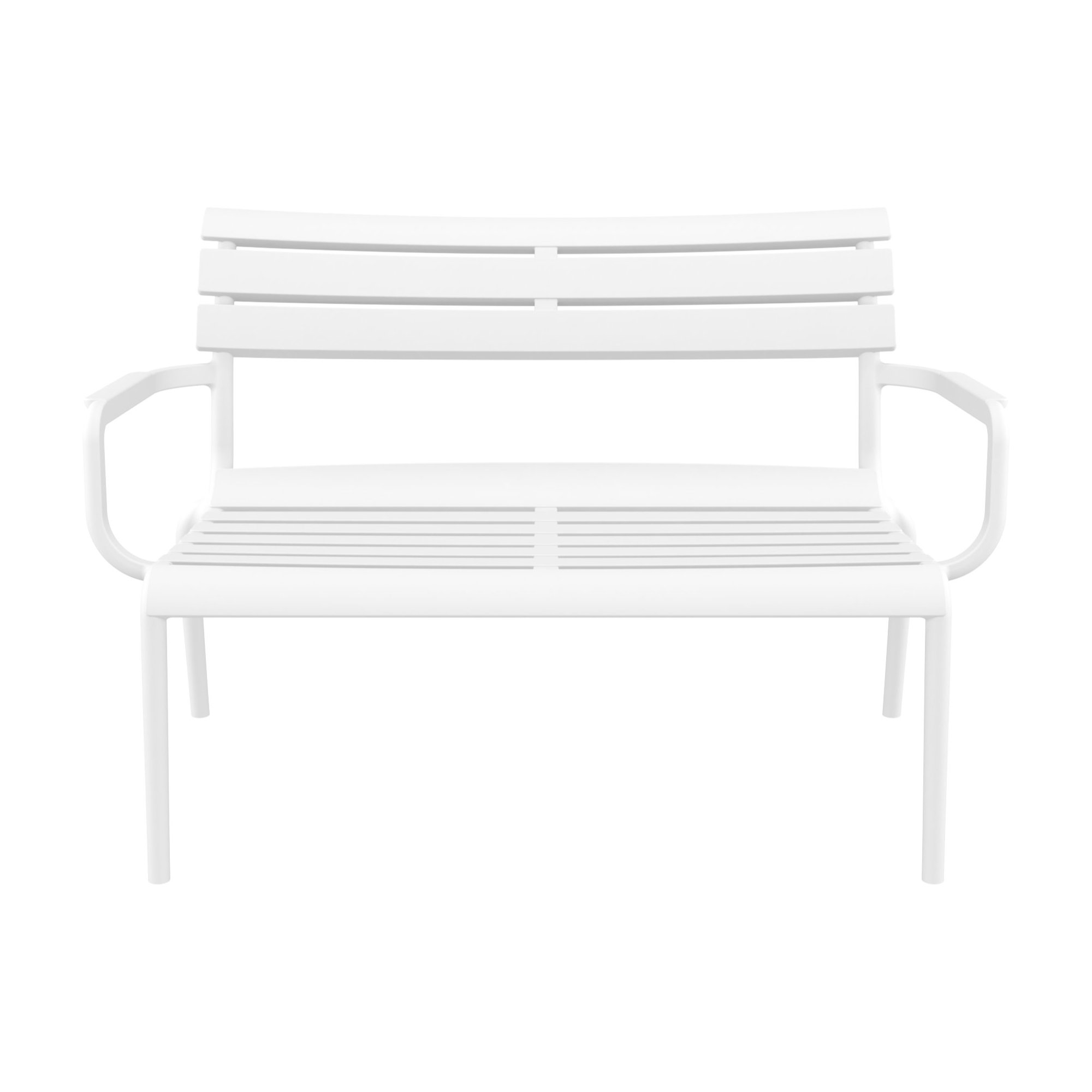Ruta Paris 46'' Outdoor Bench, White