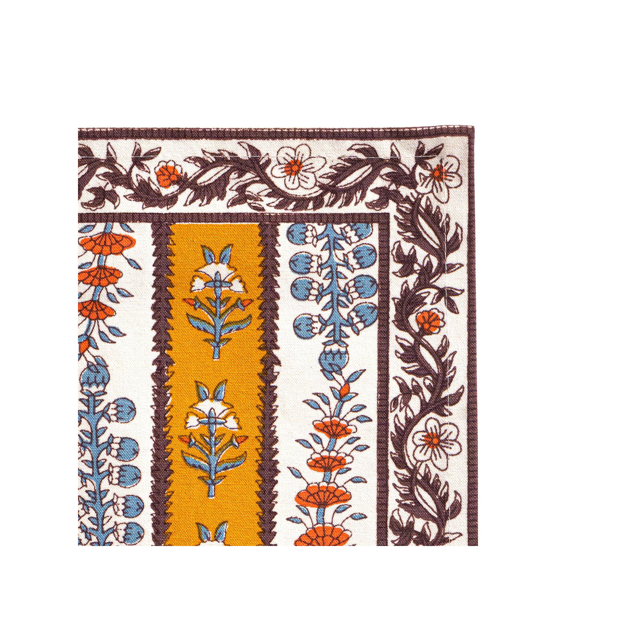 Charlemont Placemat 15" x 18", Dijon/Blue