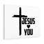 Jesus Hearts You - Wrapped Canvas Print-136116017
