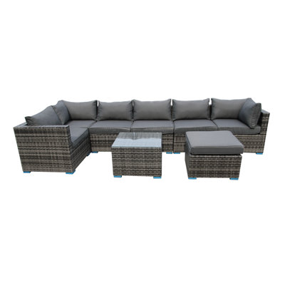 Askim 7 Seater Rattan Sofa Set