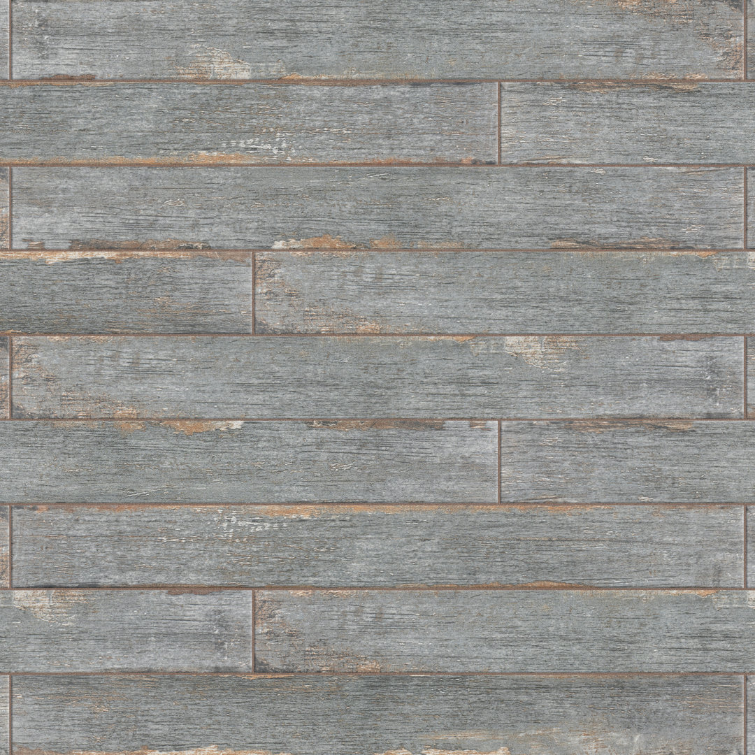 Retro 3" x 24" Porcelain Wood Look Wall & Floor Tile Merola Tile 