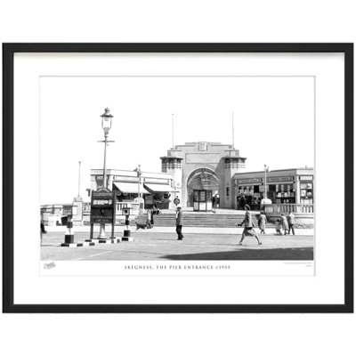 Skegness, The Pier Entrance C1955 by Francis Frith - Single Picture Frame Print