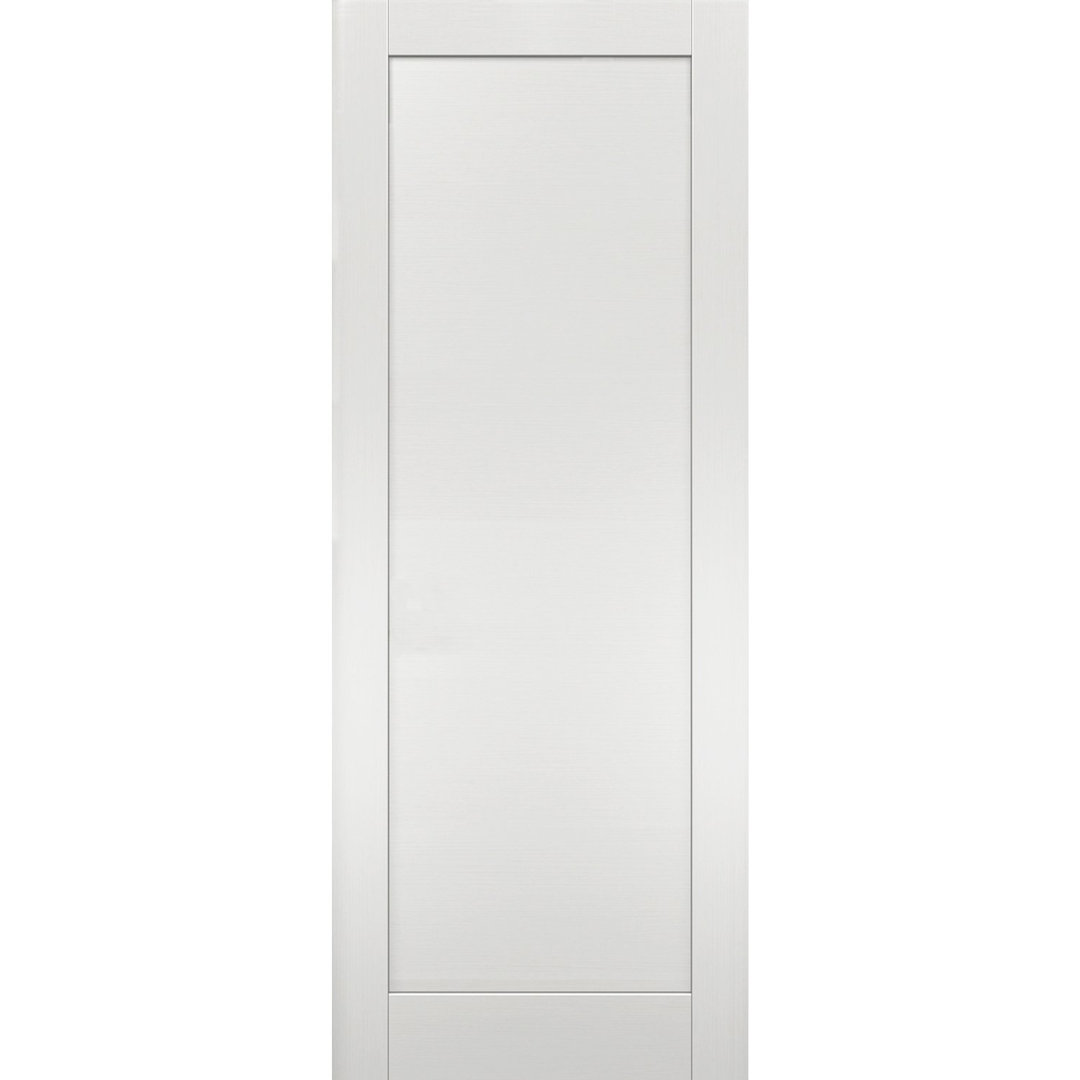 Quadro Paneled Wood Standard White Door Slab SARTODOORS
