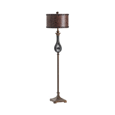 Parmenter 65.5'' Distressed Traditional Floor Lamp