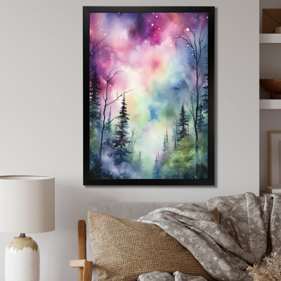 «Haydi Aurora Borealis Dancing Lights III», reproduction sur toile