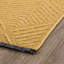 Tapis doré lavable à la machine Breneisha-2118006368
