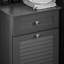 Lyonsdale Wood Cabinet Laundry Hamper with Handles-950118110