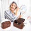 Trousse de voyage en cuir pour homme
