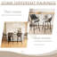 2 chaises de bar pivotantes à 360 °, revêtement en velours, sièges confortables, convient aux bars, restaurants, bureaux, 2 chaises de salle à manger modernes grises et noires, pivotantes, pieds en métal stables, beige-1768059486-1768059489