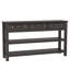 Console de style Morden de 63 po avec 3 tiroirs et 2 tablettes de présentation Hann-1630679288