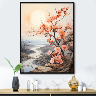 " Tranquility Peach Peace Landscape "