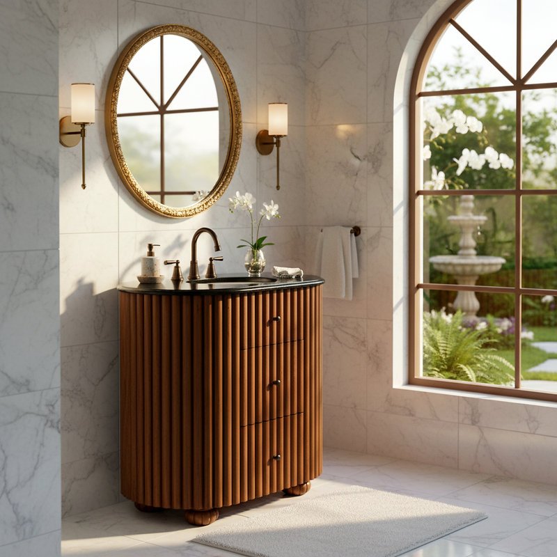 Meuble-lavabo simple Rosalisa, 36"