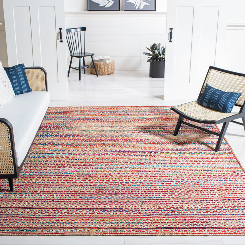 Abhay Hand Woven Jute Rug, Rectangle 8' x 10'