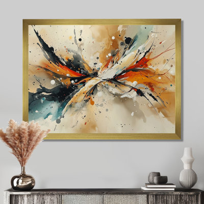 «Emotion Pulse Of Autumn Colors II - Abstract Realism», art mural