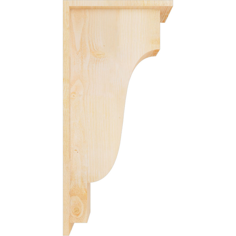 Corbeille Newport avec contre-plaque, H 26 po x l 6 po x P 14 po, Sapin de Douglas, Sciage brut