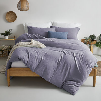 Solayne Home Essentials 3-Piece Duvet Cover Set – 100% Washed Microfiber, Super Soft, Wrinkle-Resistant & Durable